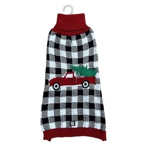 PetRageous Christmas Pet Sweater Red Truck